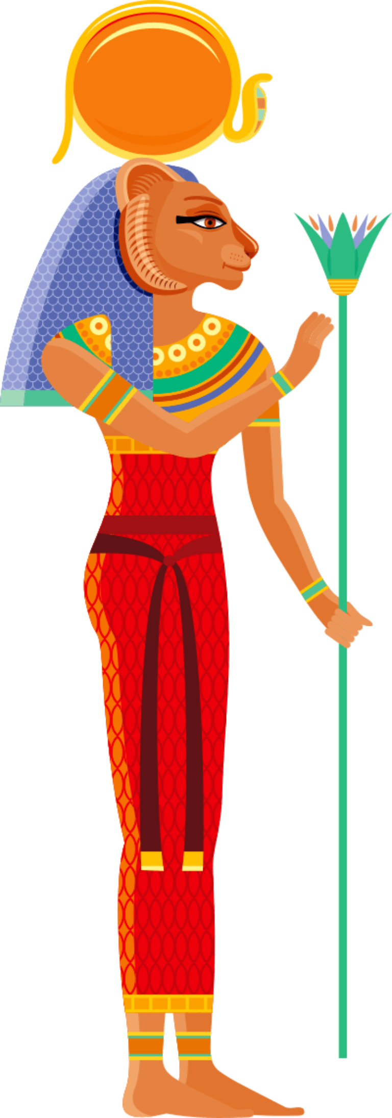 Sekhmet Egyptian Lioness Goddess Symbol Sage