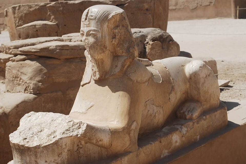 Ancient sphinx symbolic meaning