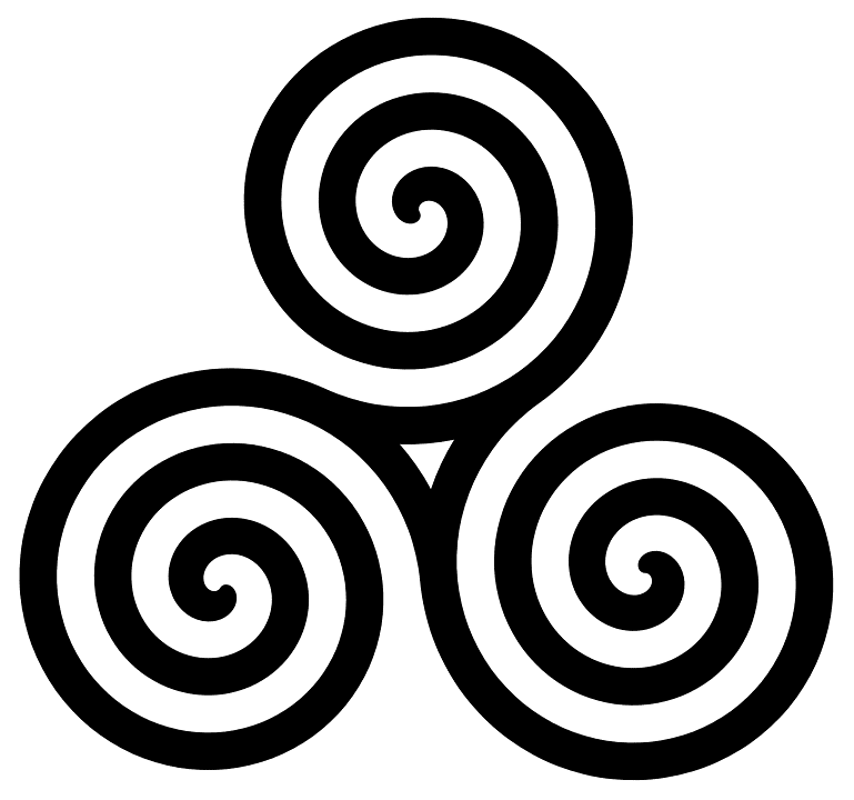 Celtic spiral knot