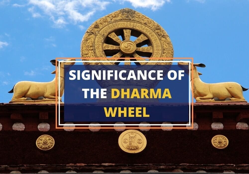 Dharma chakra wheel symbolism