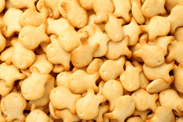 goldfish shaped biscuits