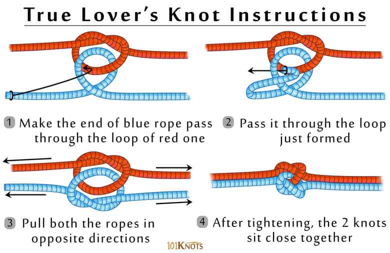 True love knot instructions