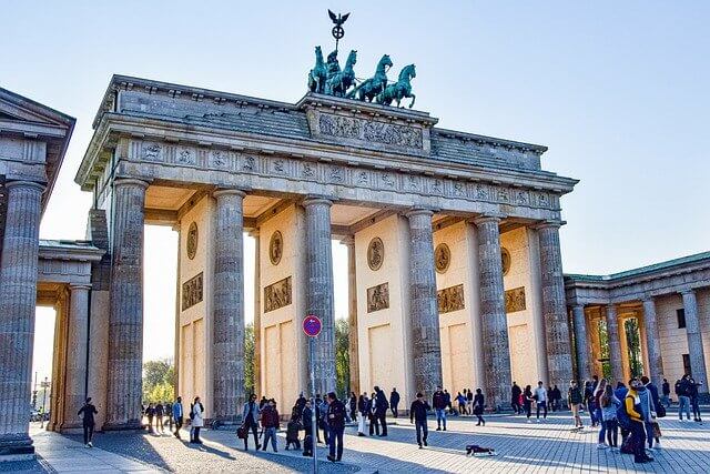 Brandenburg gate symbol of Germany