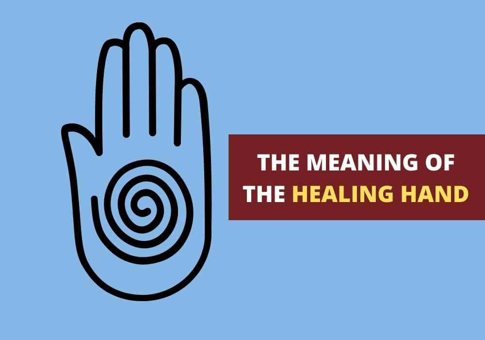 Healing hand symbol