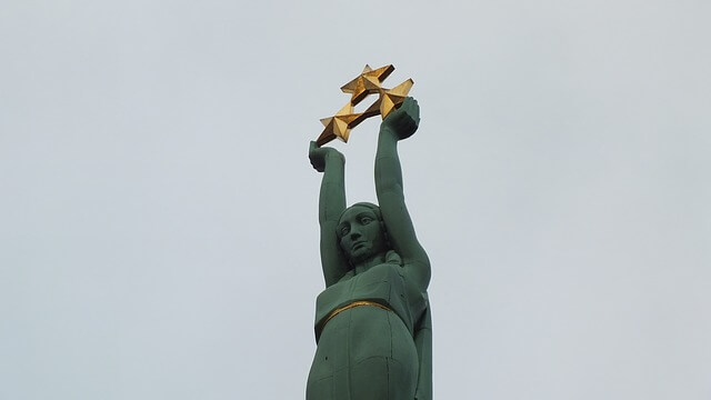Latvian freedom monument