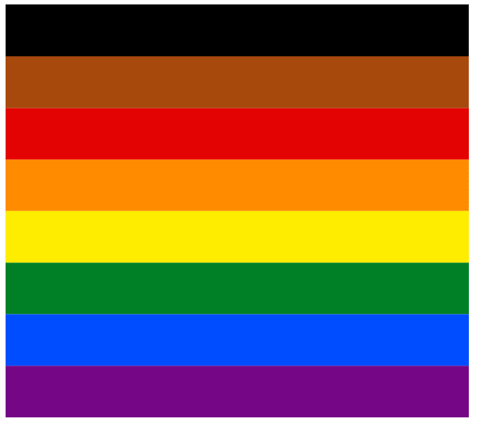 People of color pride flag