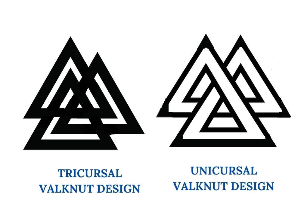 Valknut variations symbol