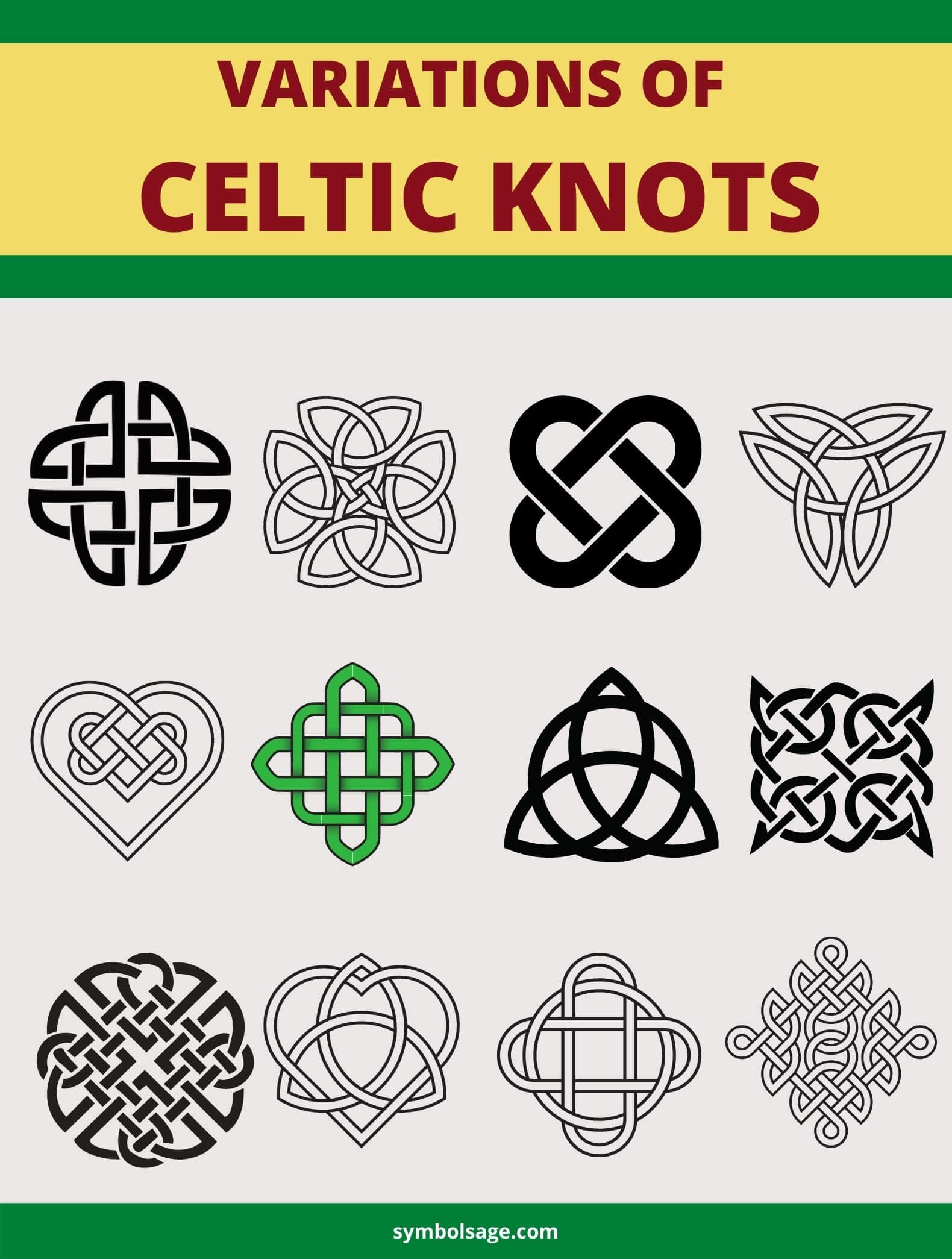 Variations of Celtic knots