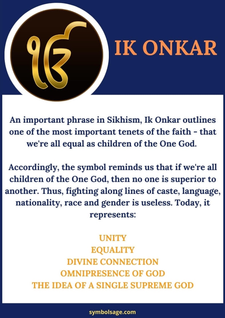 Ik Onkar Explained More Than Just a Symbol in Sikhism Symbol Sage
