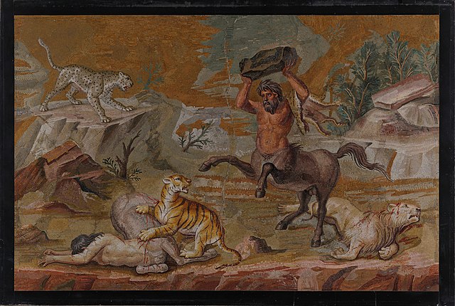 Battle of Centaurs and Wild Beasts