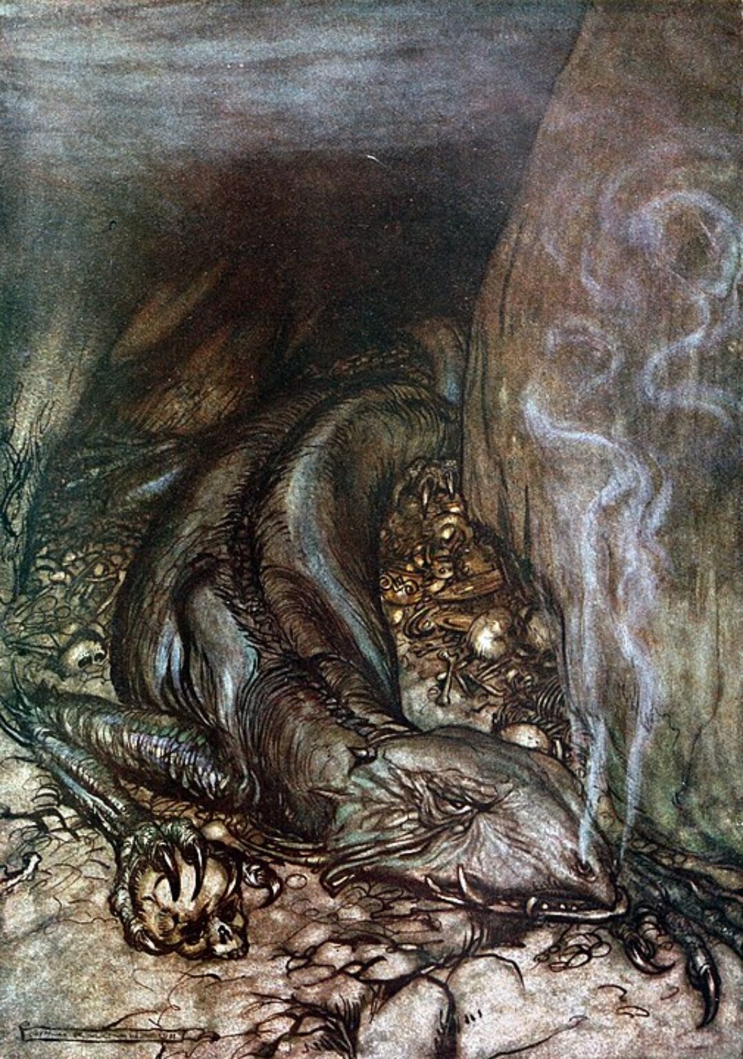Fafnir: The Norse Dragon's Journey from Greed to Doom - Symbol Sage