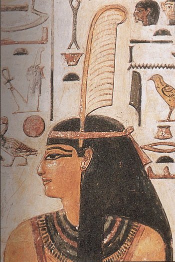 Maat wearing the feather of truth
