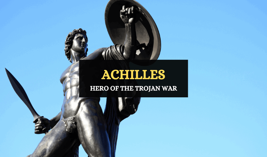 Achilles on Chariot King of Myrmidons Ceramic plate Trojan War Hero 