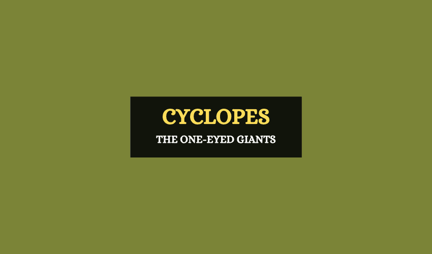Cyclopes in Greek mythology