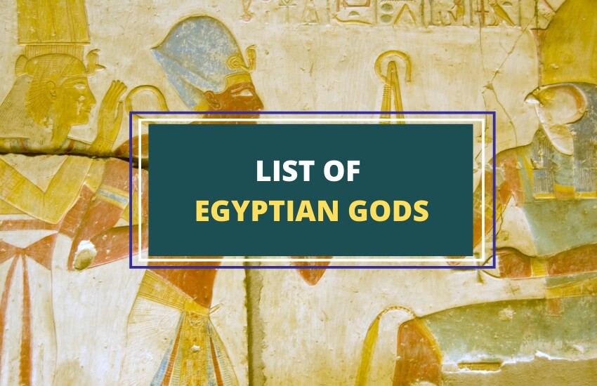 List of ancient Egyptian gods