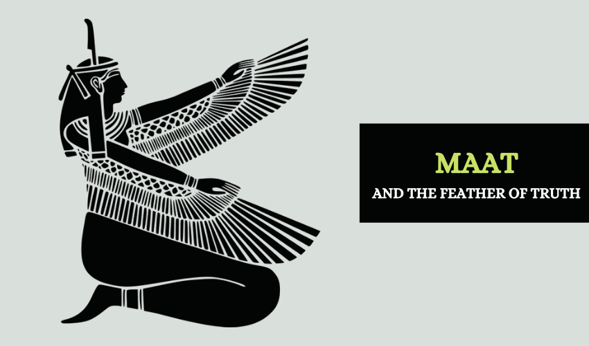 Maat and feather of truth