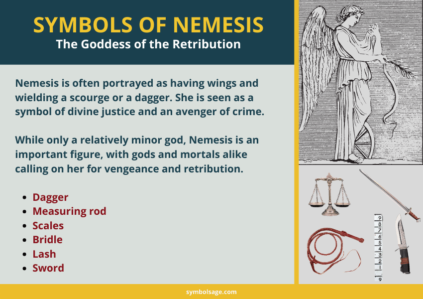 Nemesis goddess symbols