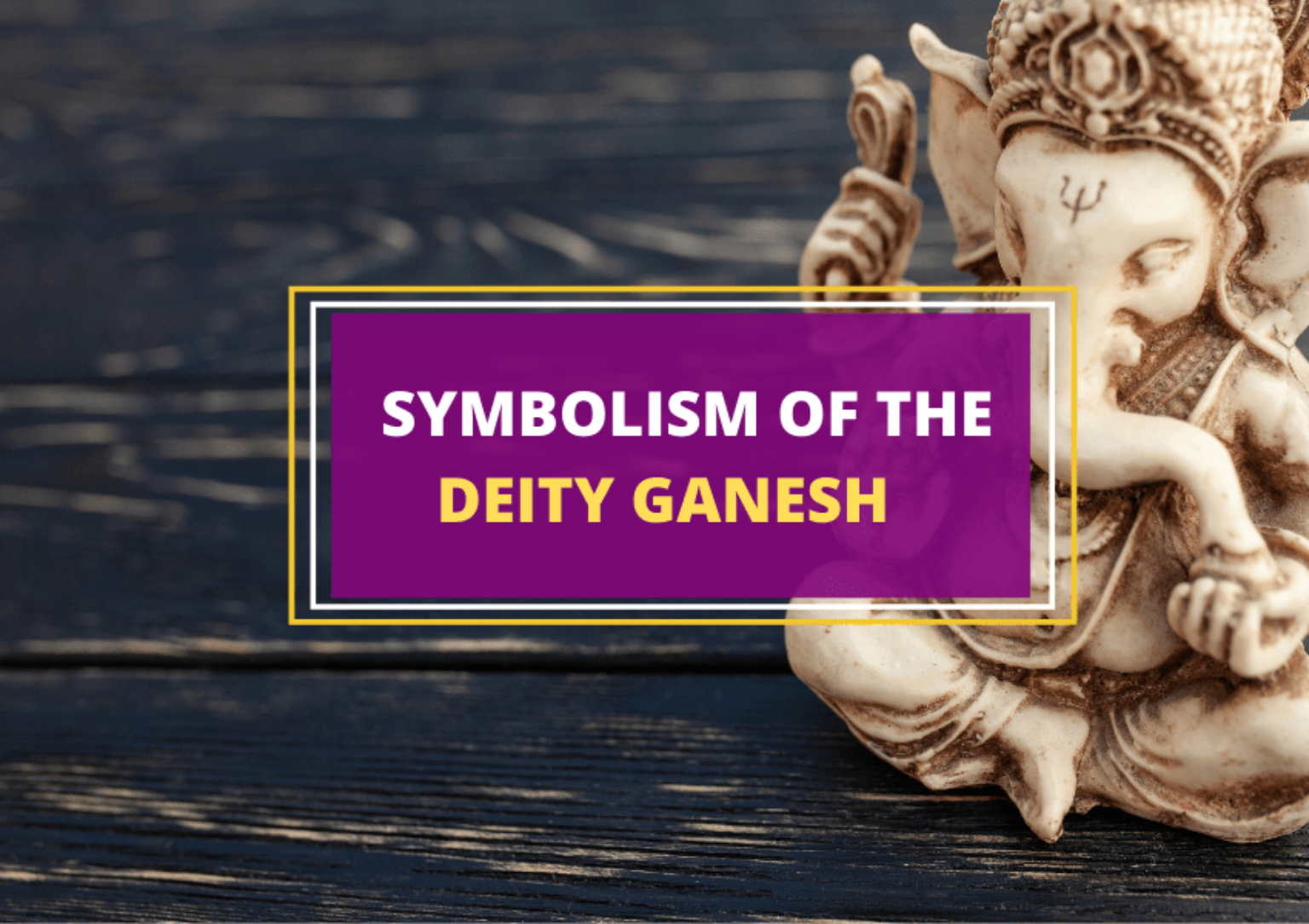 The ElephantHeaded God Exploring the Mysteries of Ganesh Symbol Sage