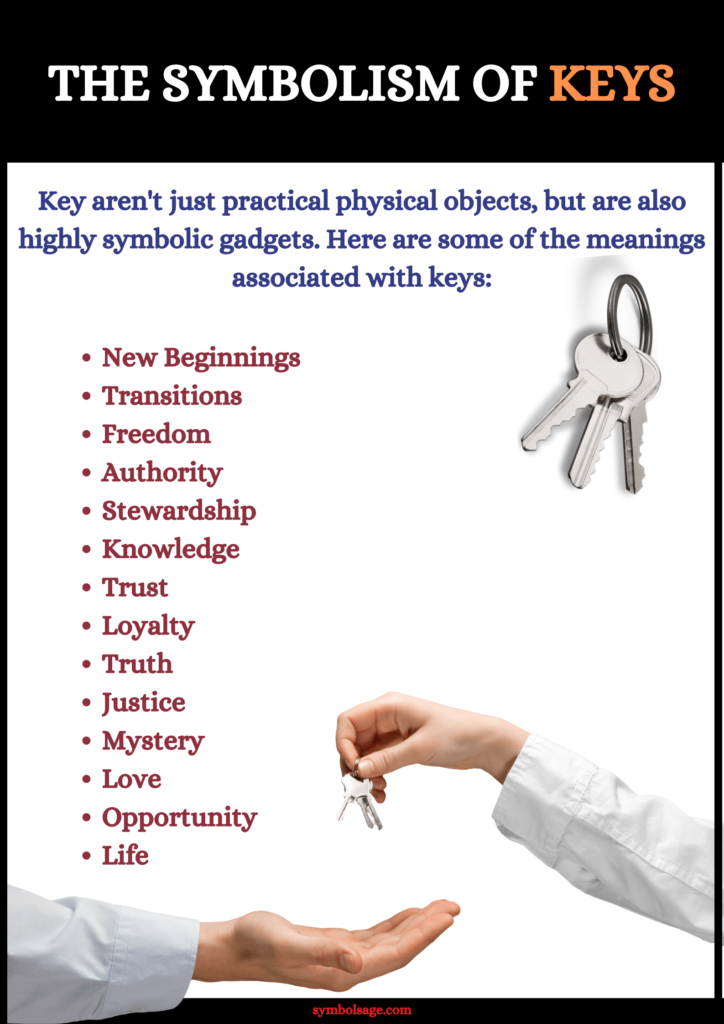 Symbolic meaning of keys