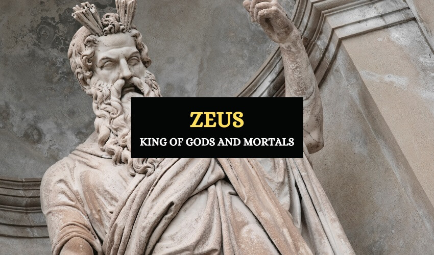 Zeus king of gods