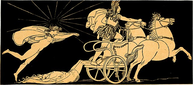 Apollo protecting Hector's body, by John Flaxman