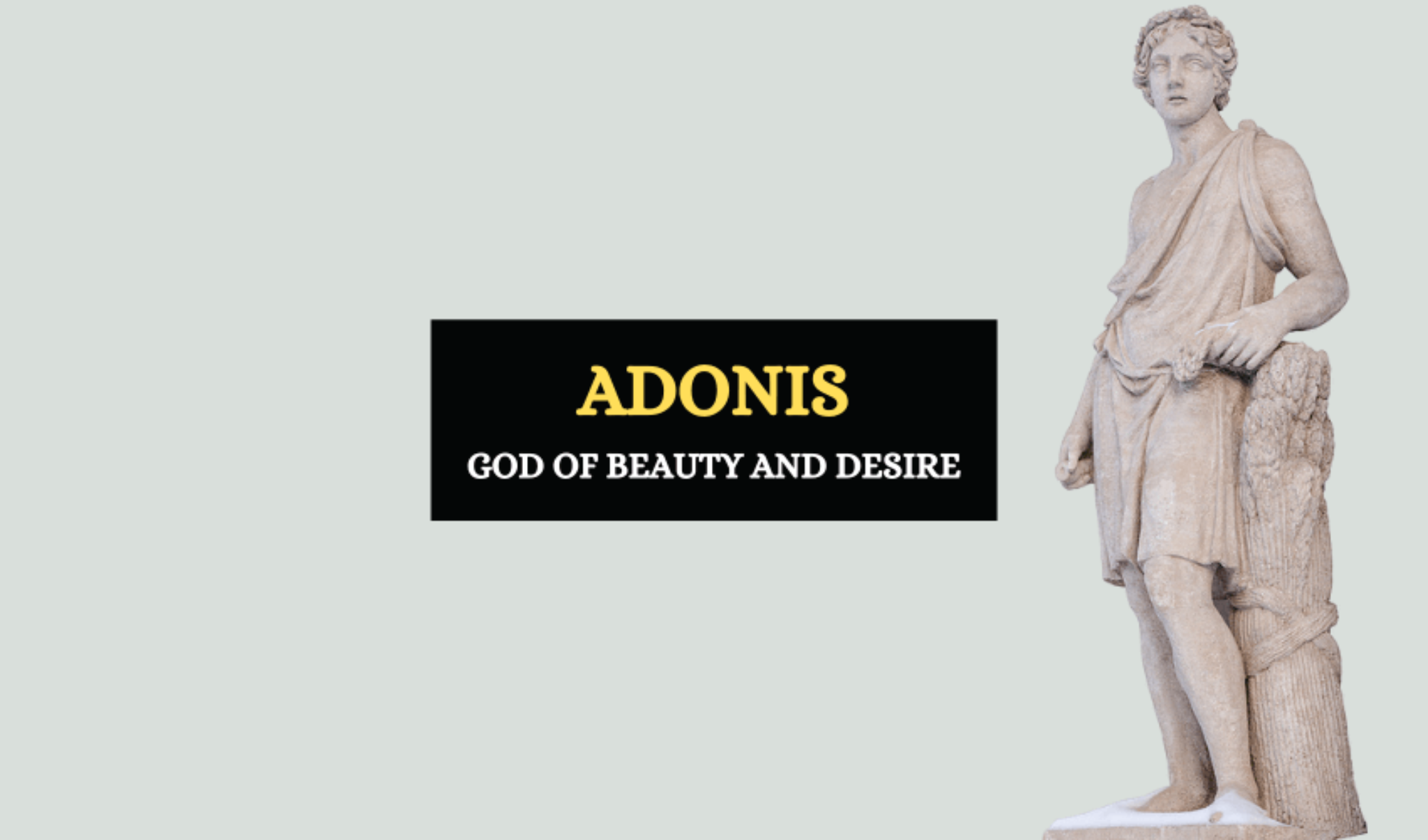 Adonis God of Beauty and Desire Symbol Sage