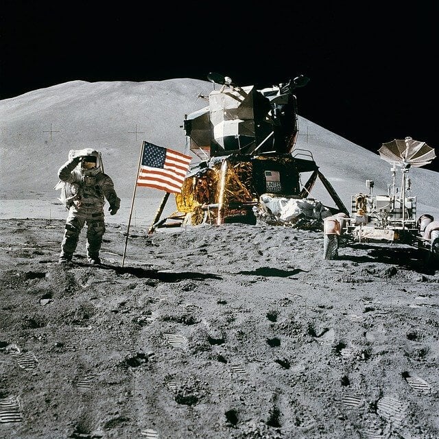 Apollo moon landing