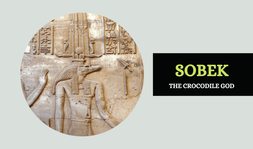 Sobek the crocodile god Egypt