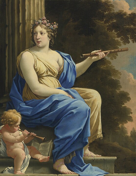 Euterpe, The Muse of music and lyric poetry