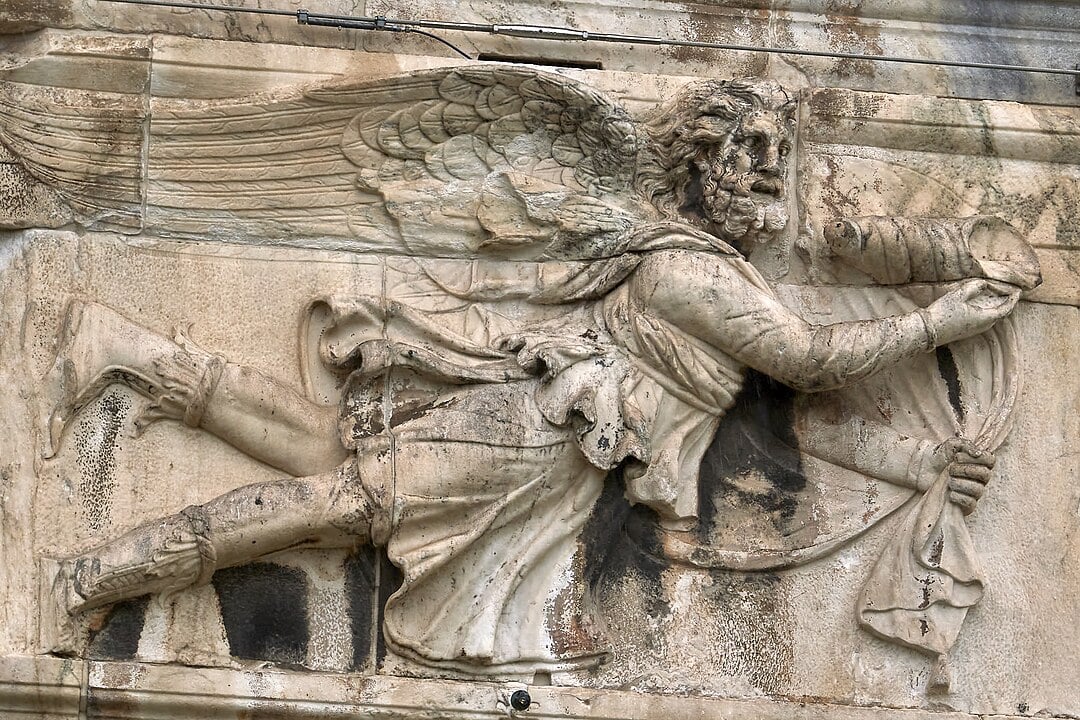 Relief of the wind god Boreas