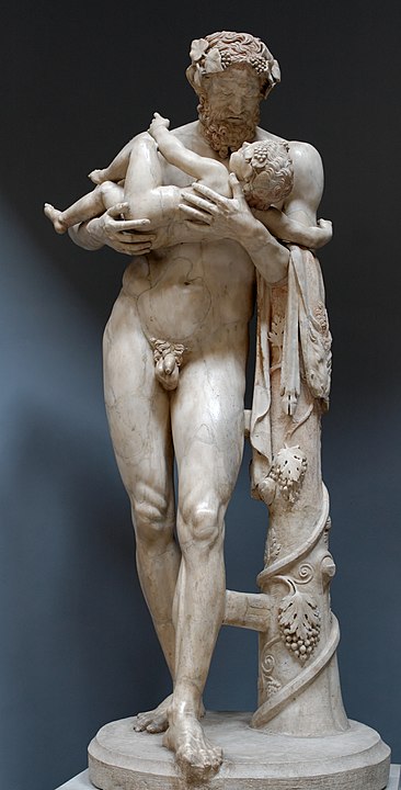 Silenus with the child Dionysos