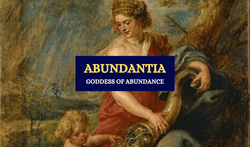 Abudantia Roman goddess of prosperity