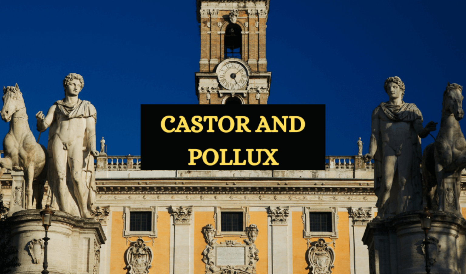 Castor and Pollux (Dioscuri) Greek Mythology Symbol Sage