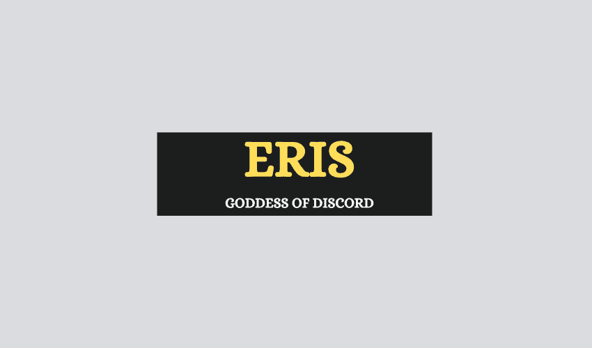 Eris Greek goddess of discord