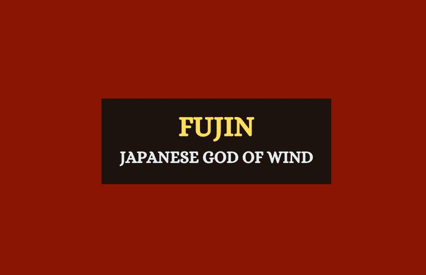 Fujin Japanese wind god