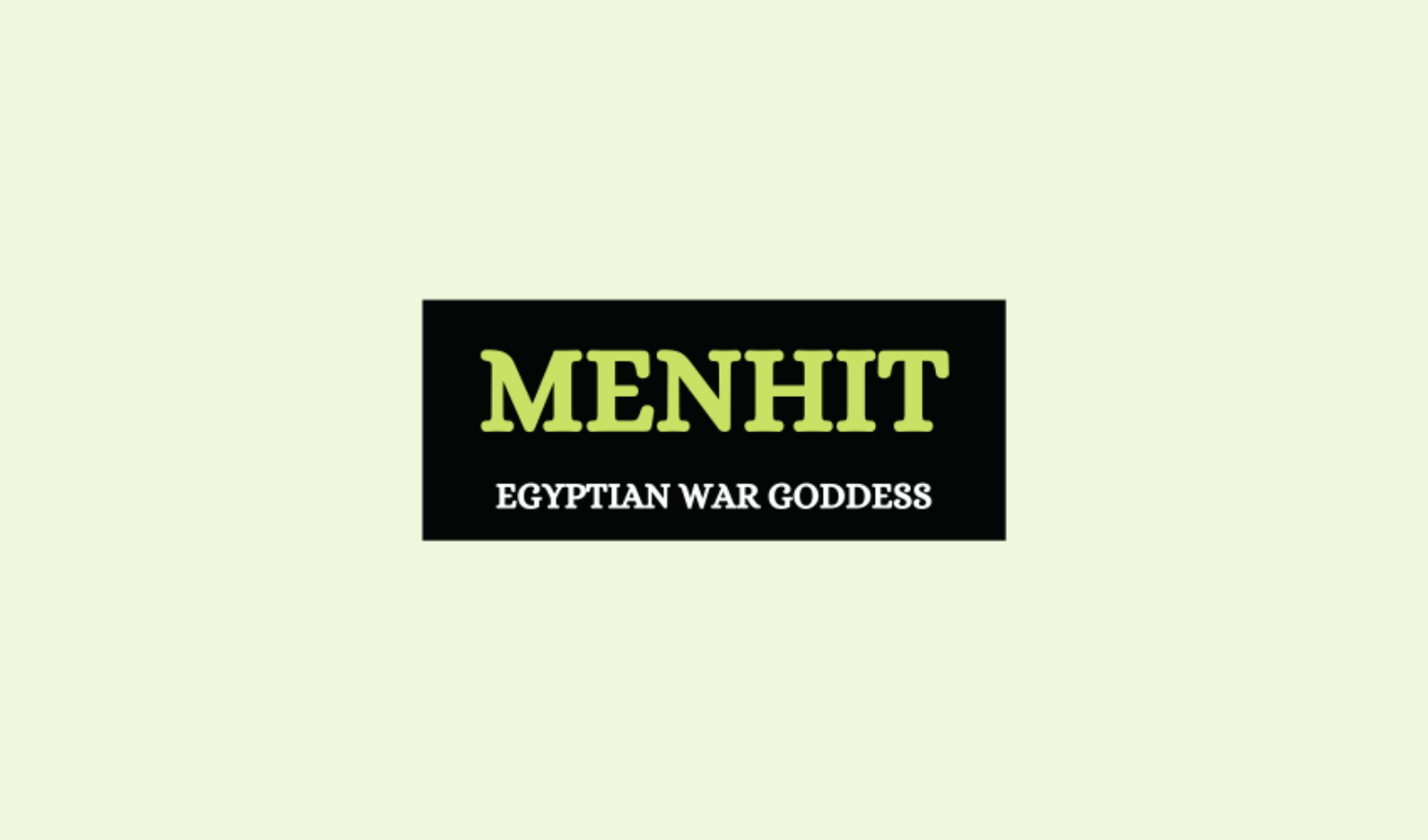 Menhit Egyptian Goddess Of War Symbol Sage