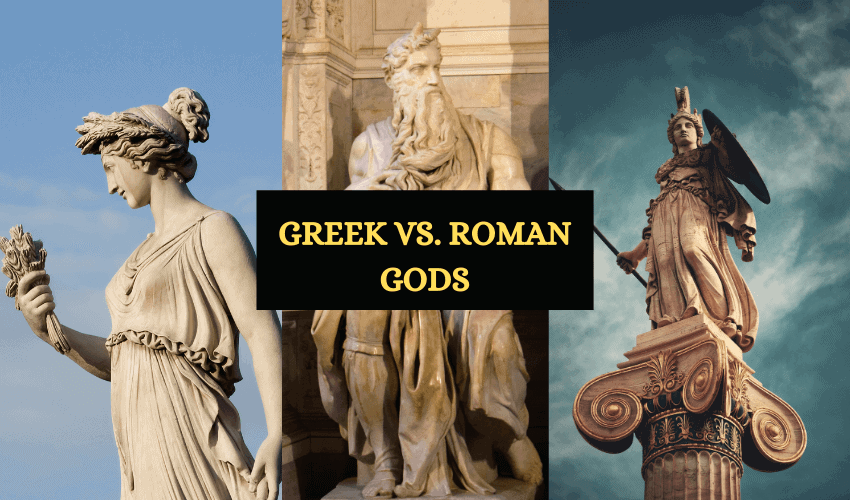 Are Roman gods older than Greek gods?