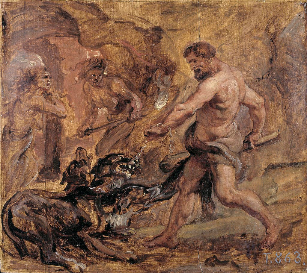 Cerberus and Heracles