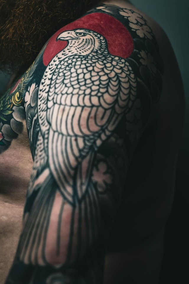 eagle tattoo on shoulder 
