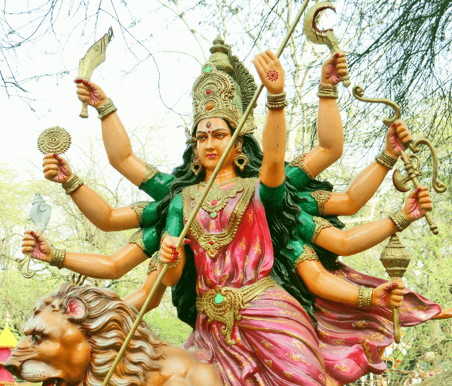 Symbolism of Durga goddess