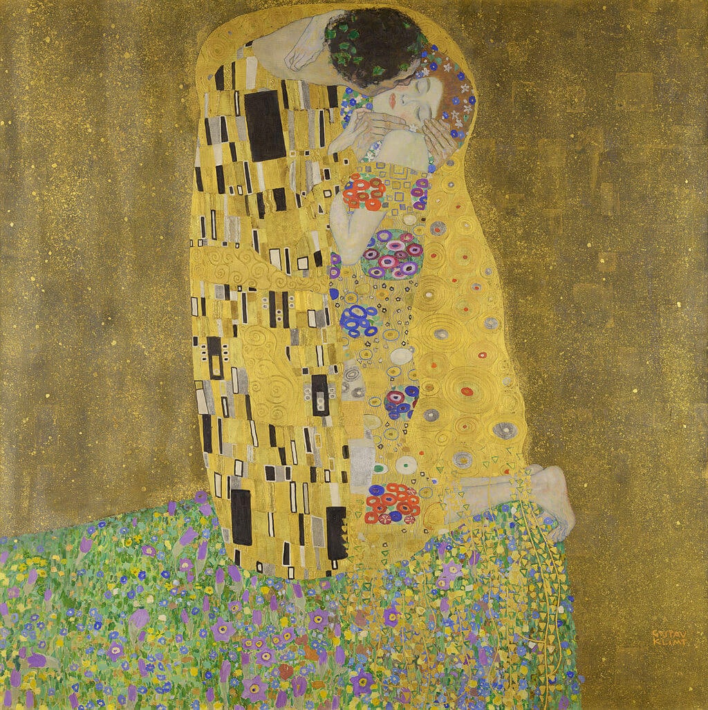 The kiss Gustav Klimt