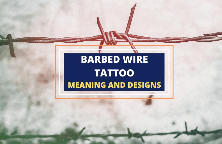 Barbed wire tattoo meaning and significance