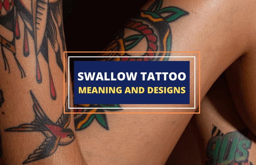 Swallow tattoo meaning designs