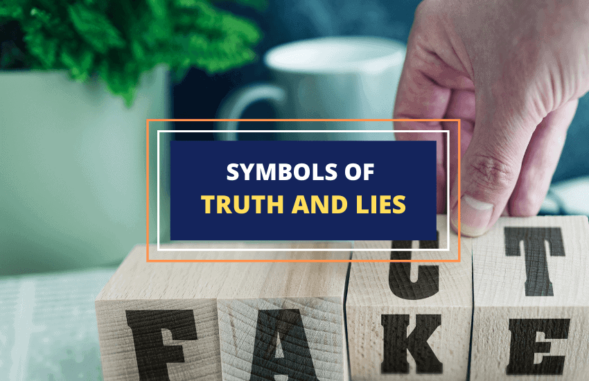 Symbols of truth and lies