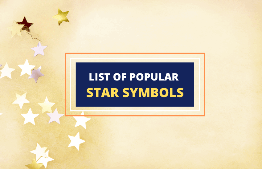 Star symbols meaning