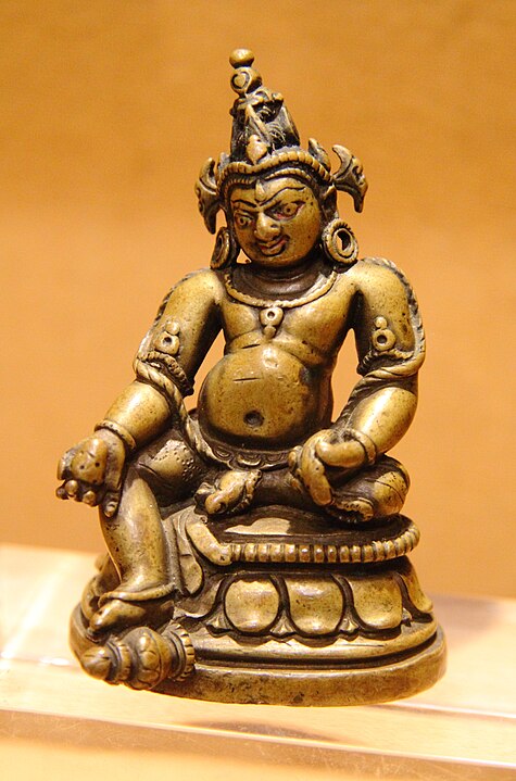 Bronze statuette of Jambhala