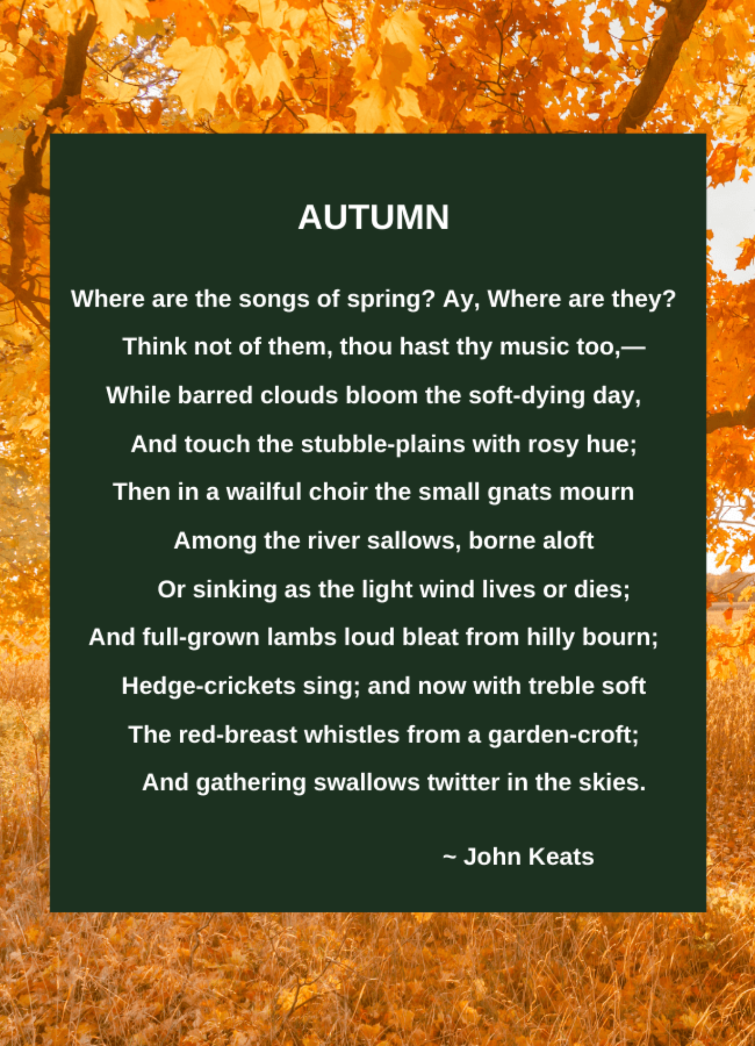 Autumn (Fall): Powerful Symbols and Symbolism