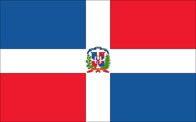 Flag Dominican republic