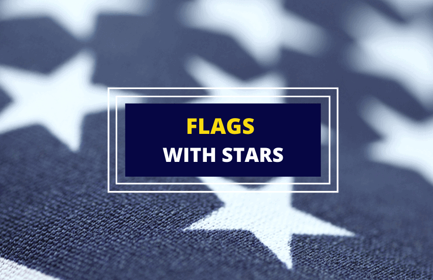 Flags with stars list