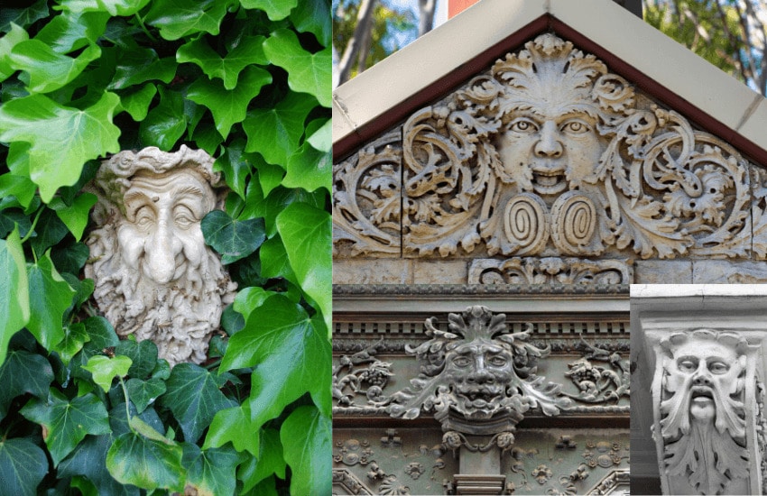 Images of green man